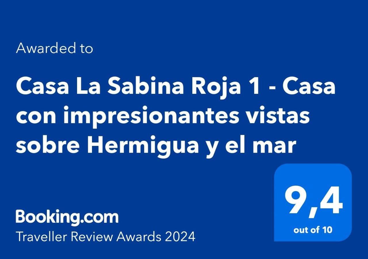 Casa La Sabina Roja 1 - Casa Con Impresionantes Vistas Sobre Hermigua Y El Mar Exterior photo